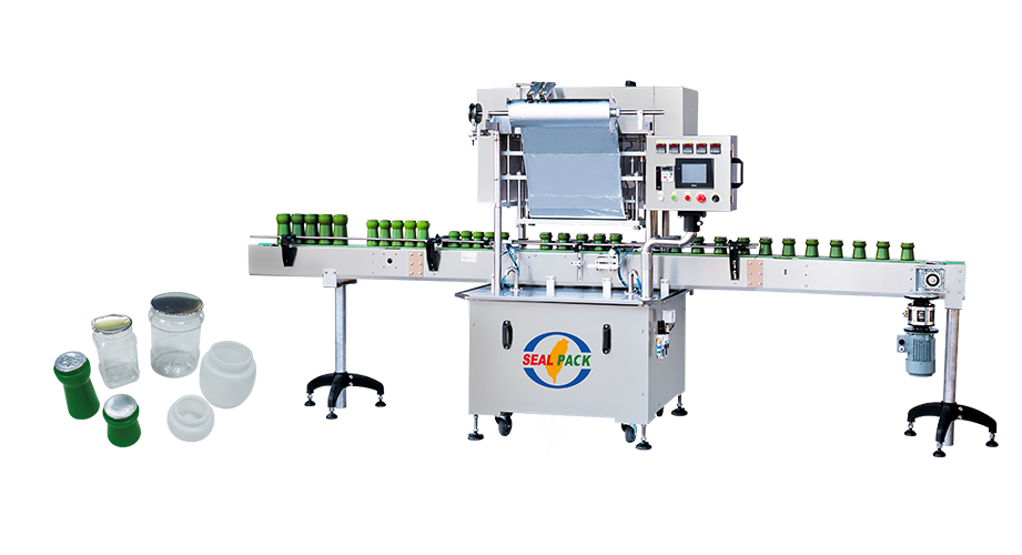 Jar Automatic Sealing Machine SP83 Series Seal Pack Technology
